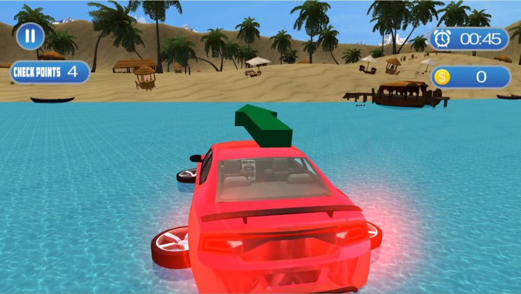 Water Car Surfing 3D
